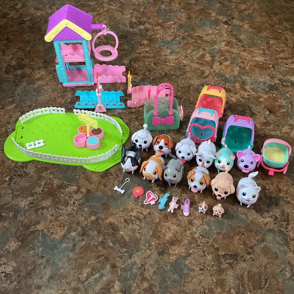 Cubby Puppies Toys Dog Park Playground Playset Kids Toy